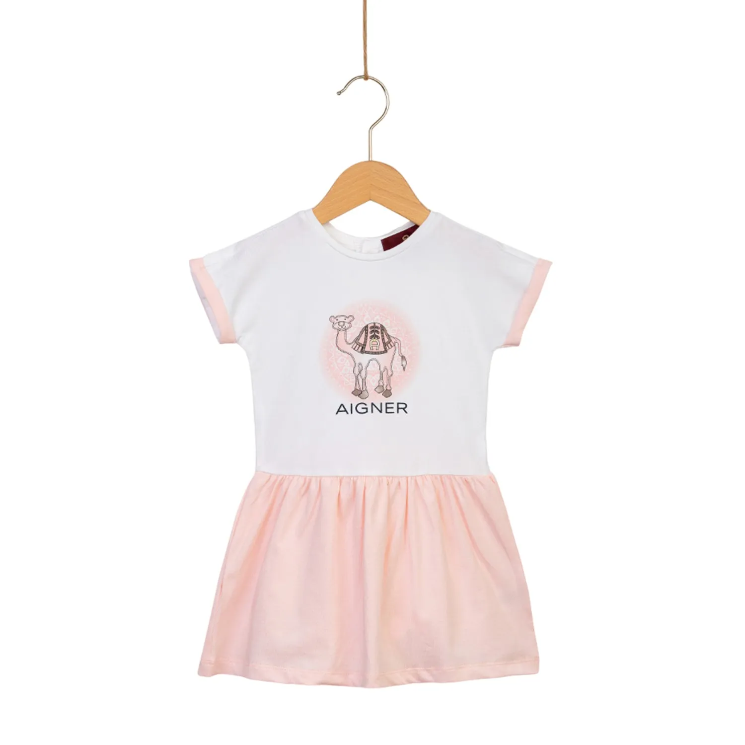 Aigner Kids Baby Girl's Cotton Logo Dress