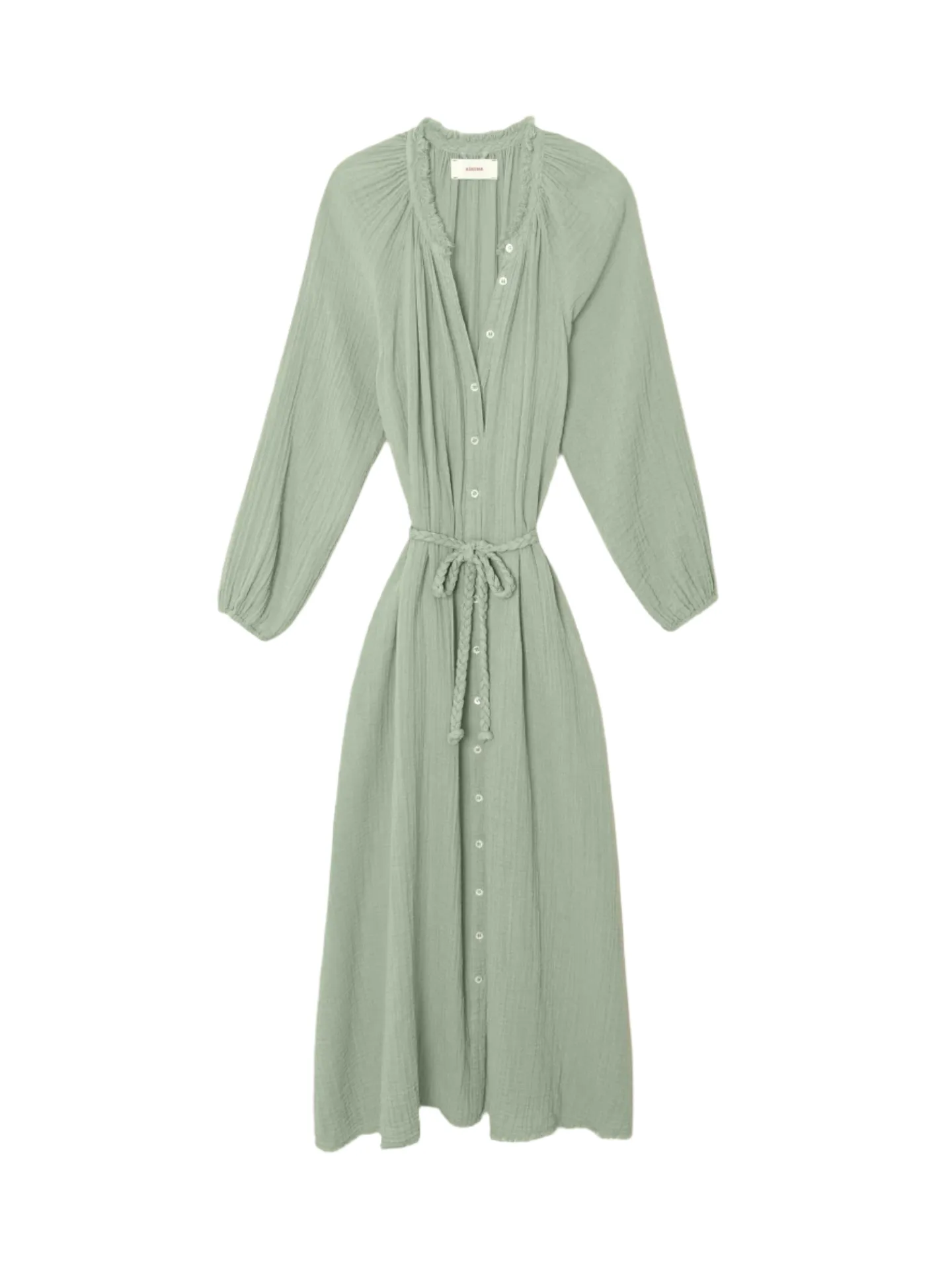 Andrea Dress in Aqua Grey