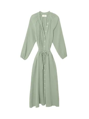 Andrea Dress in Aqua Grey