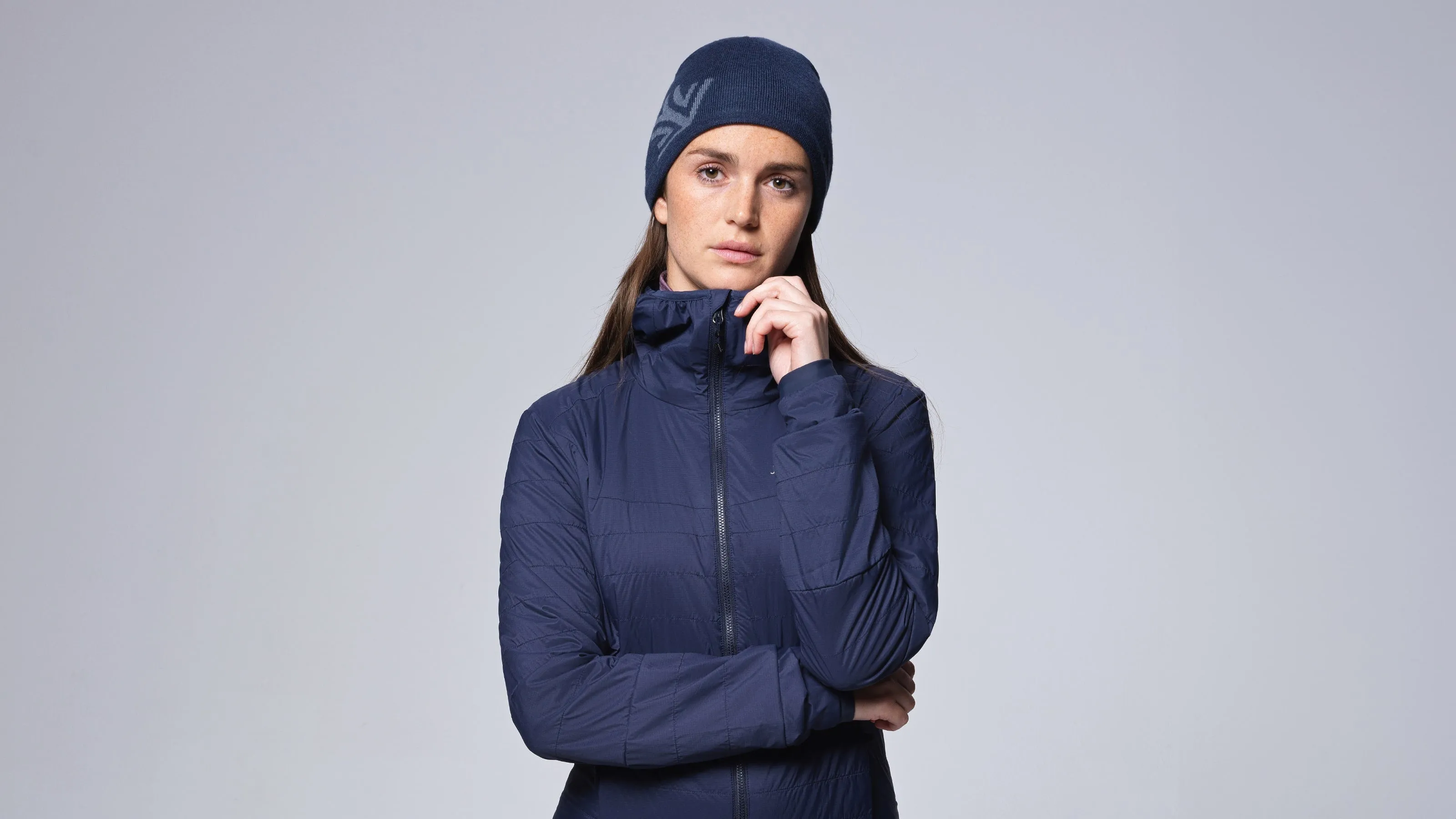 Asger Women's Lightweight Hooded Hybrid Fleece Jacket