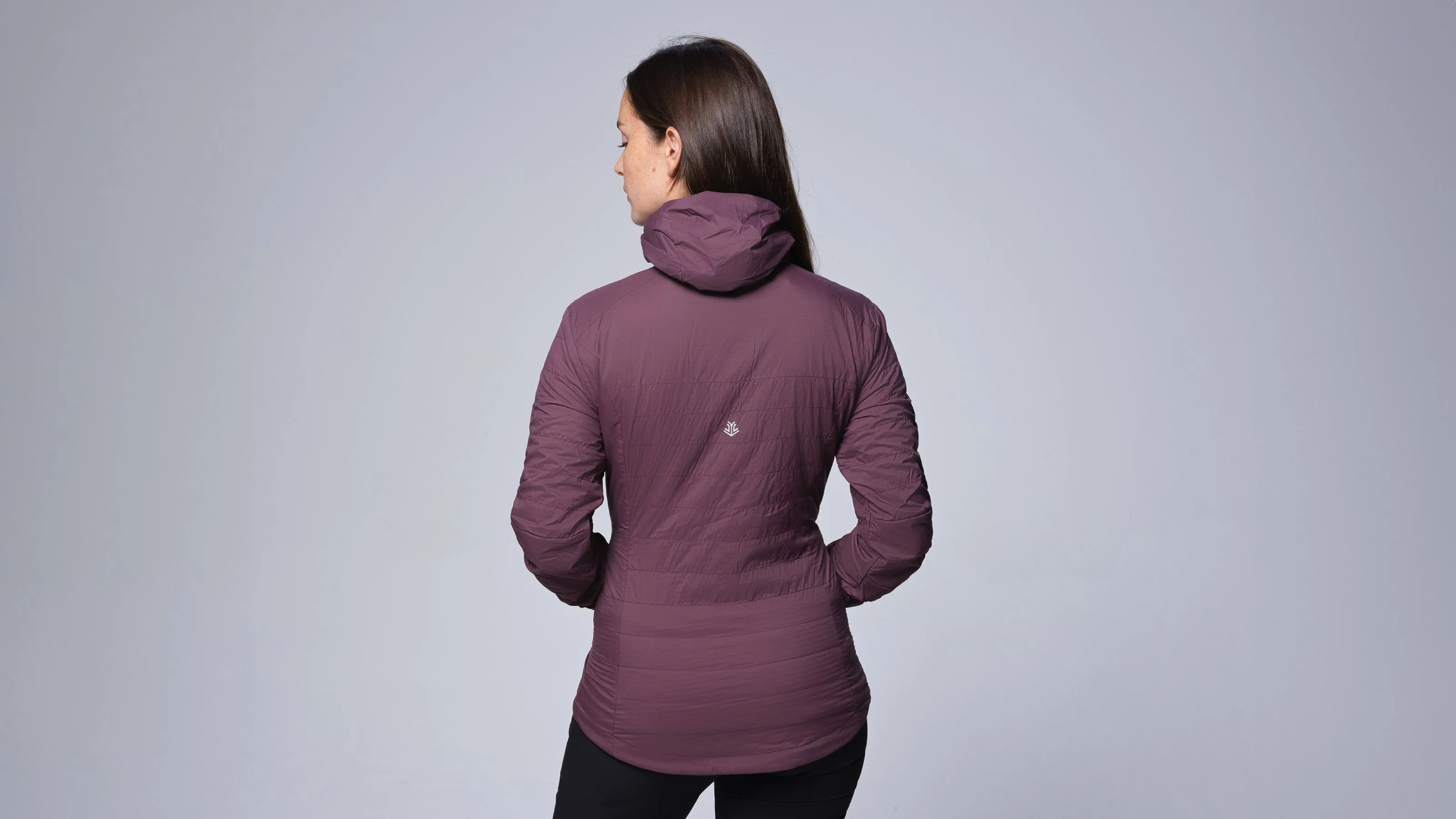 Asger Women's Lightweight Hooded Hybrid Fleece Jacket