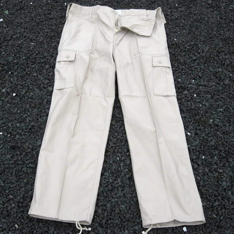 B.D.U-style Poly/Cotton Lt.Wt. Combats in Light Sand.