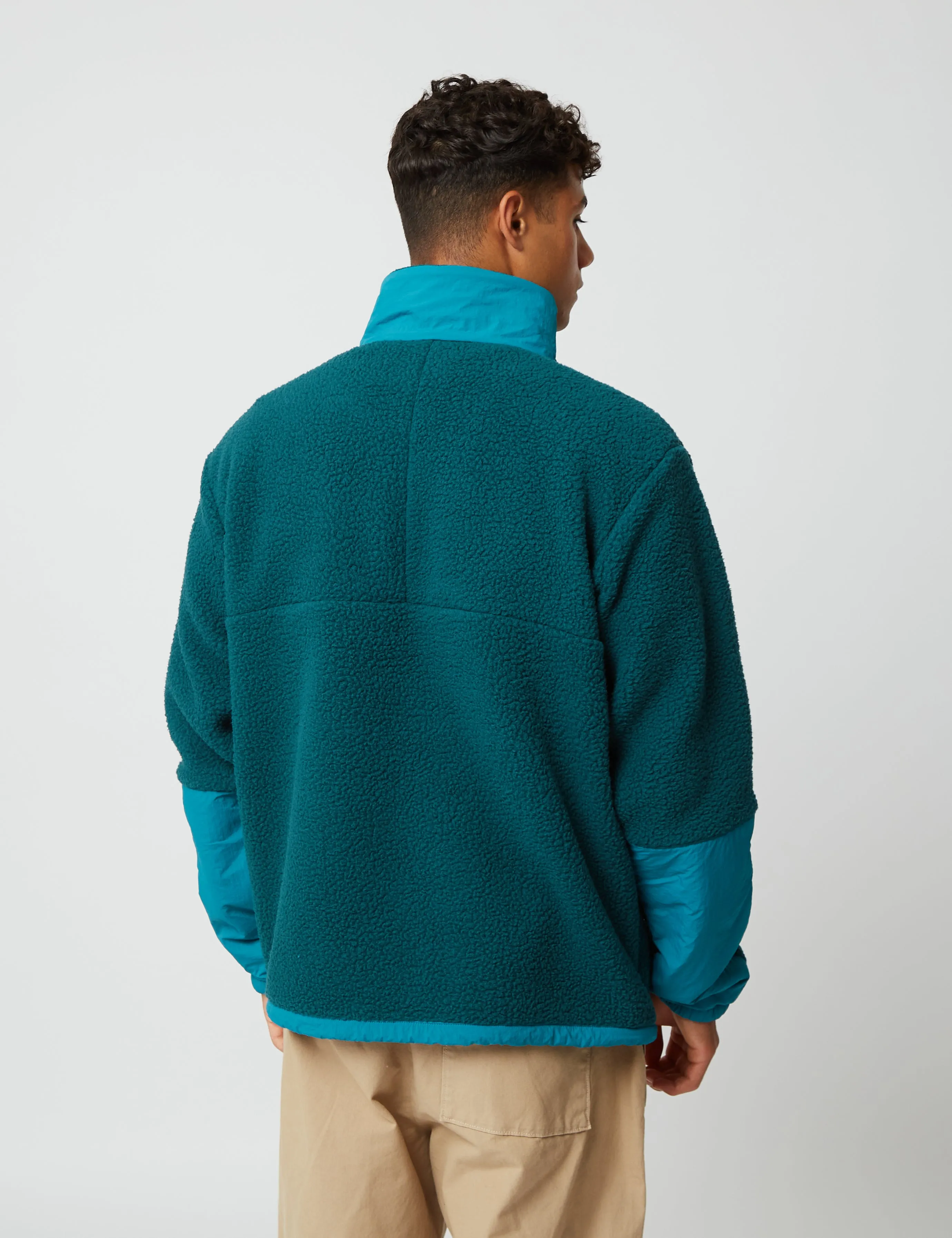 Berghaus Dean Street Oversized Smock Fleece Jacket - Deep Teal/Deep Lake