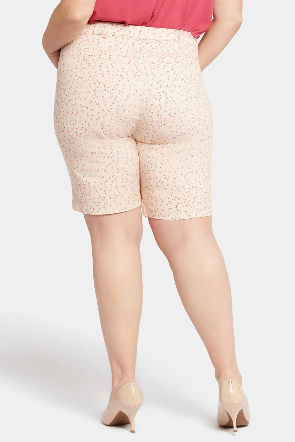 Bermuda Shorts In Plus Size - Sweet Home