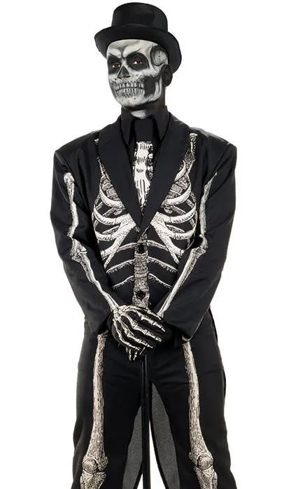 Bone Chillin' Plus Size Mens Halloween Costume