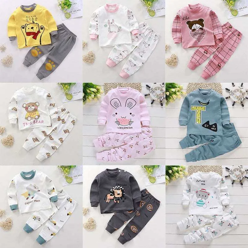 Boys And Girls Children's Cotton Children Pajamas