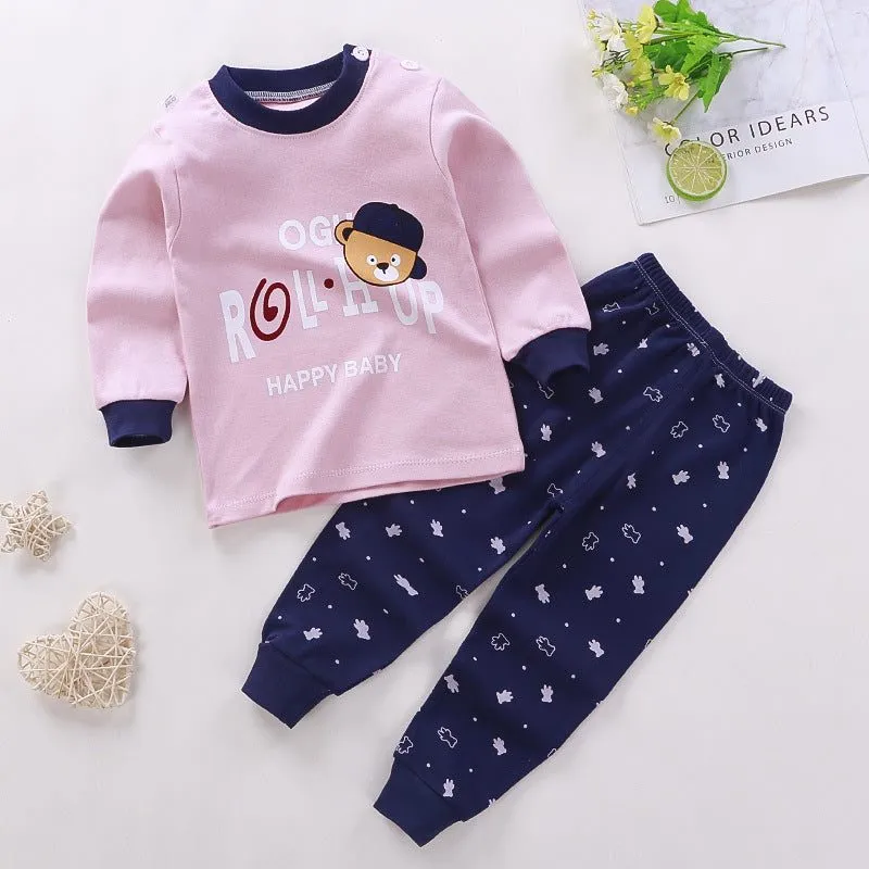 Boys And Girls Children's Cotton Children Pajamas