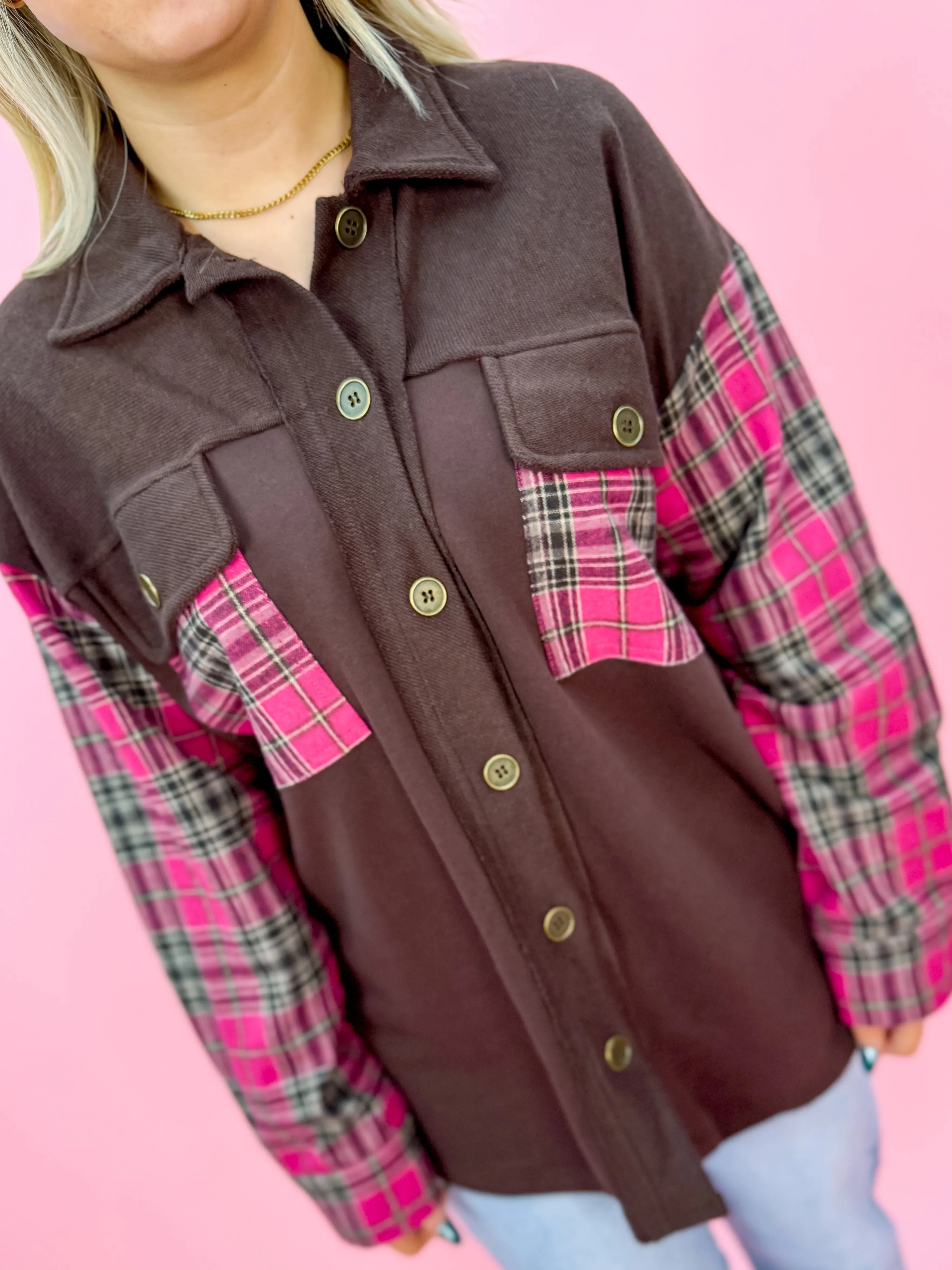 Breaking Plaid Shacket