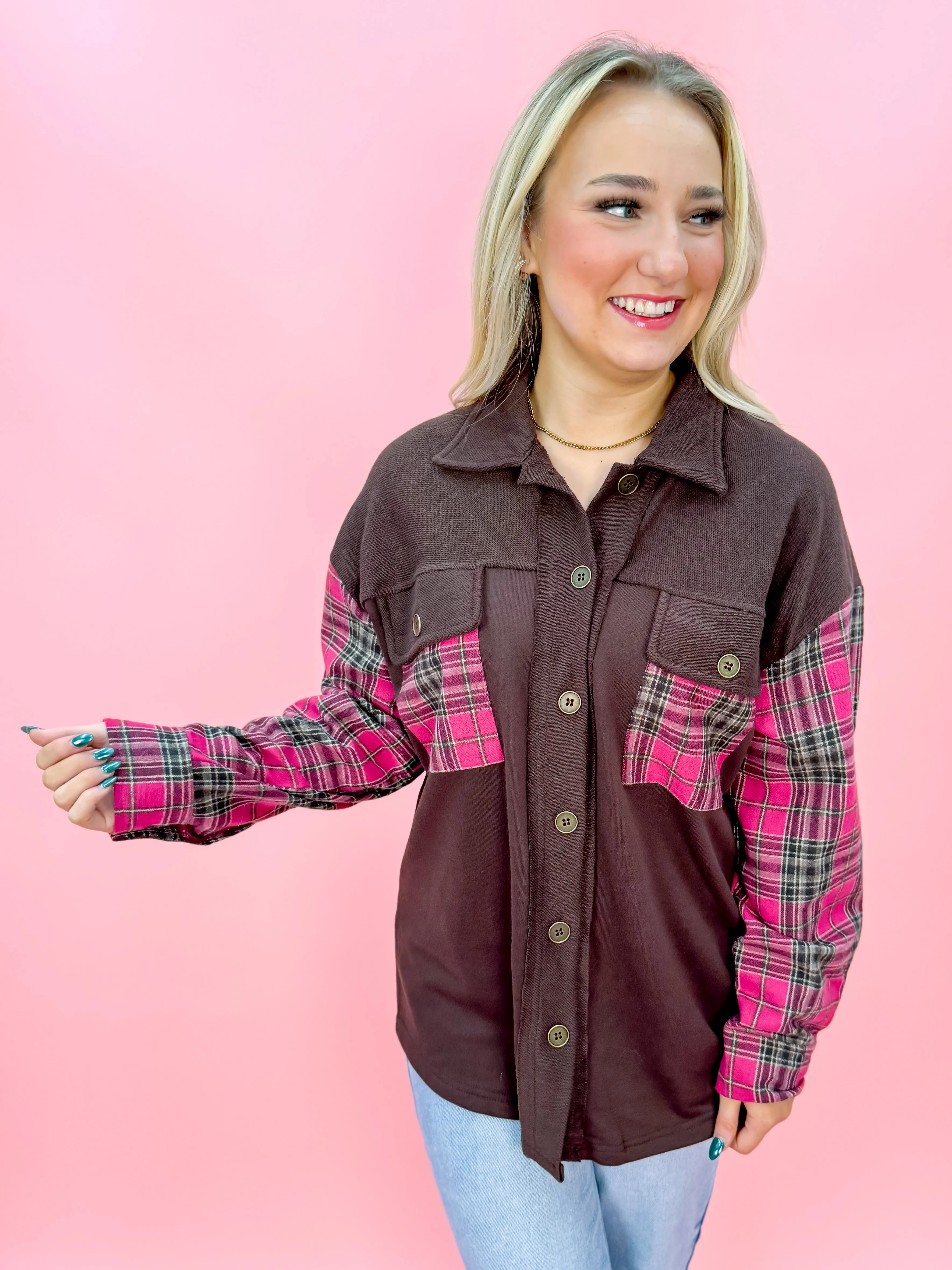 Breaking Plaid Shacket