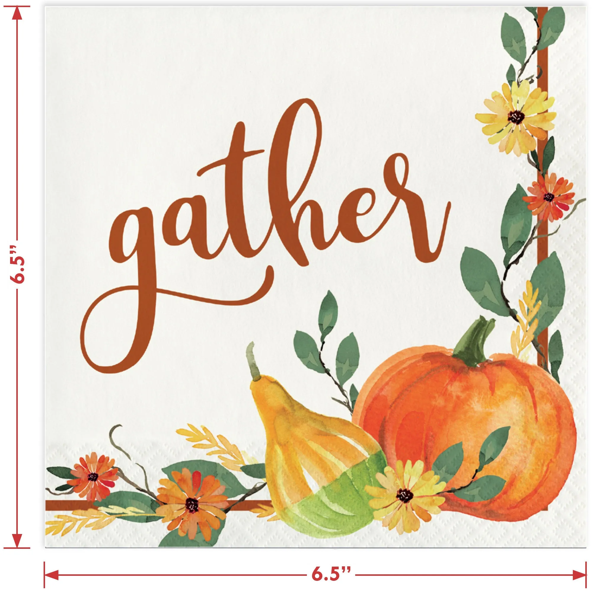 Giving Thanks Colorful Harvest Paper Dinner Plates, Napkins & Forks for Fall & Thanksgiving Parties