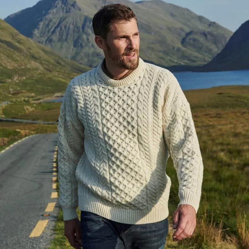 Heavyweight Traditional Aran Sweater