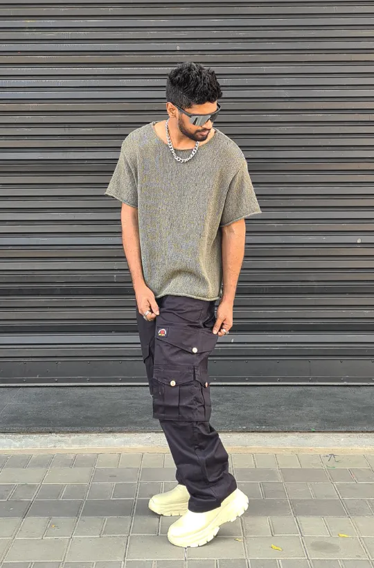 Hype Flap Pocket Straight Fit Cargo Trouser