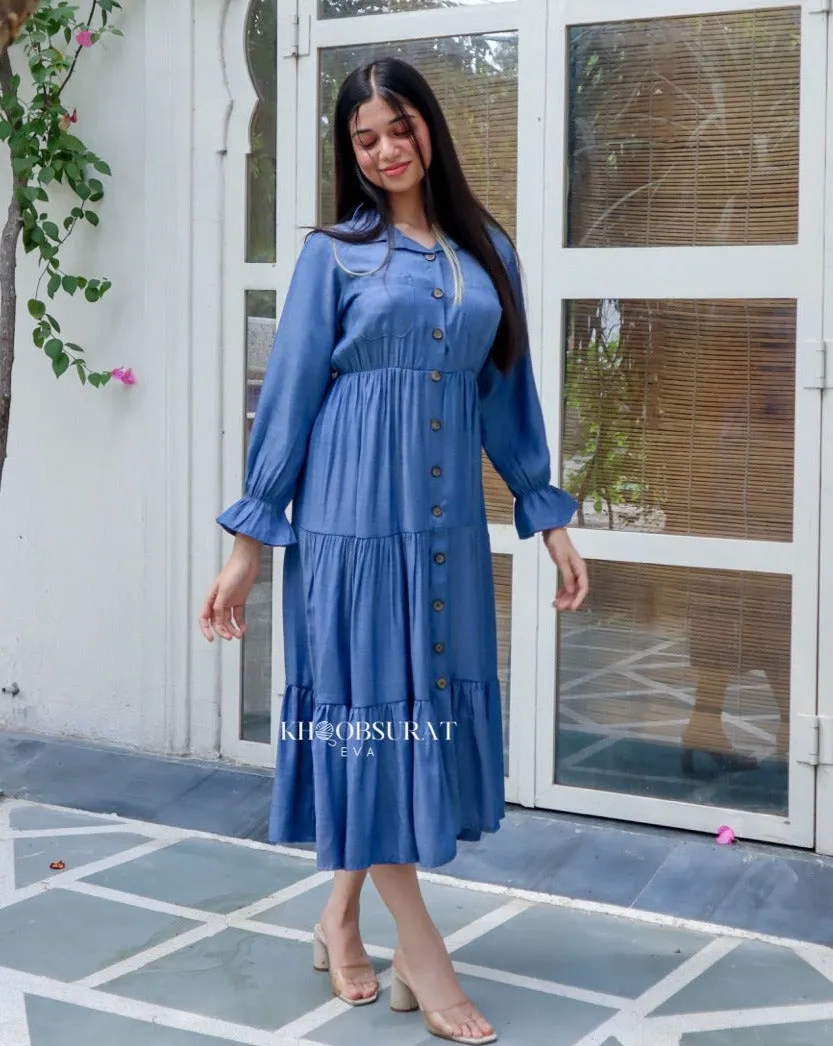 JANHVI BLUE DRESS