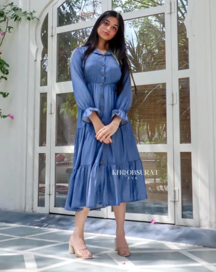 JANHVI BLUE DRESS