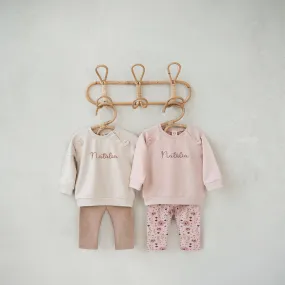 JBØRN Organic Cotton Baby Sweatshirt & Legging Set