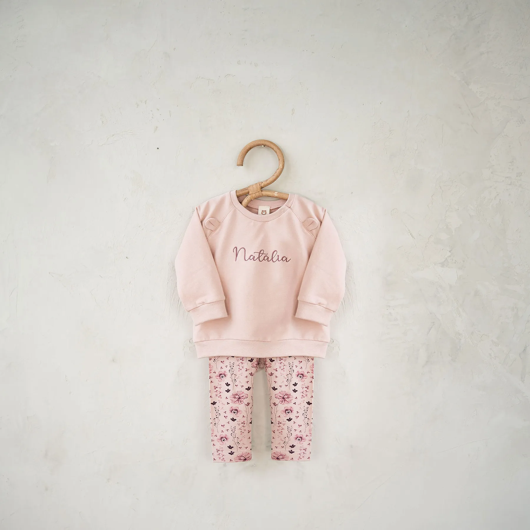 JBØRN Organic Cotton Baby Sweatshirt & Legging Set