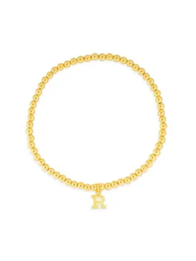 Kid Initial Charm Everyday Stretch Bracelet