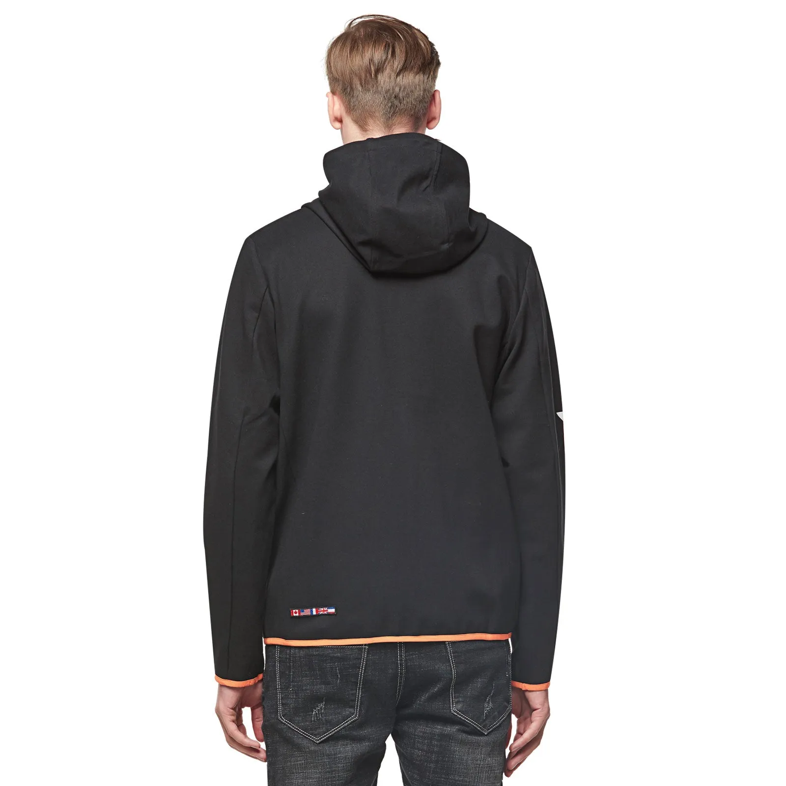 Mens Scuba Knit Zip-Up Hoodie