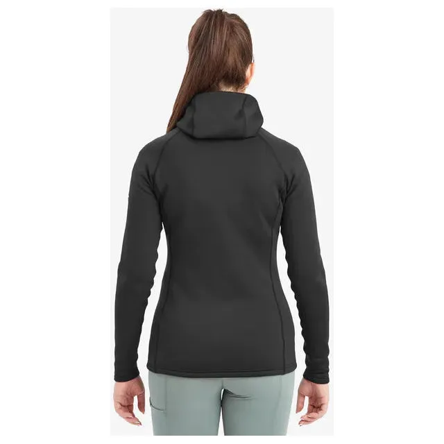 Montane Women's Fury Hooded Fleece Jacket - Black