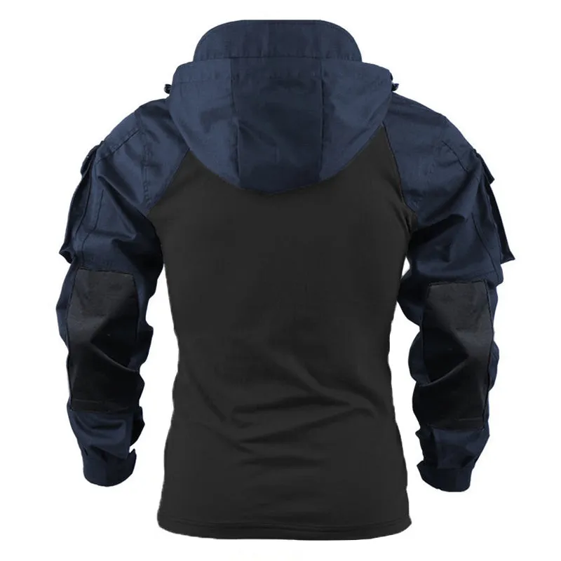 Outdoor Combat Hooded Long Sleeve Men's T-shirt