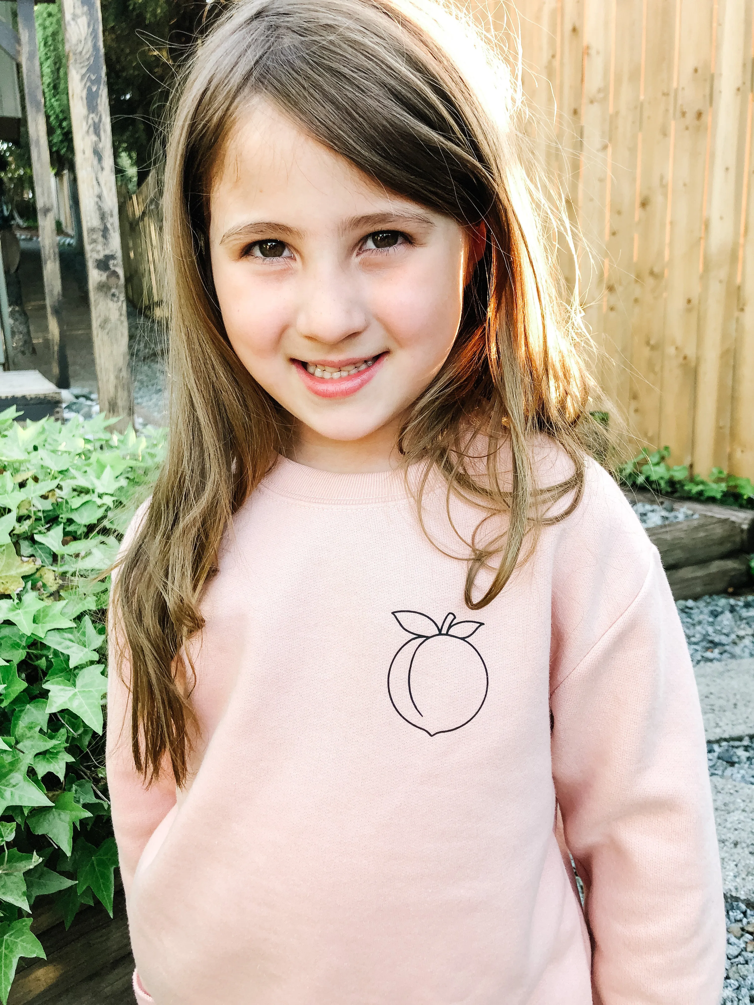 Peach Pullover ~ Children's