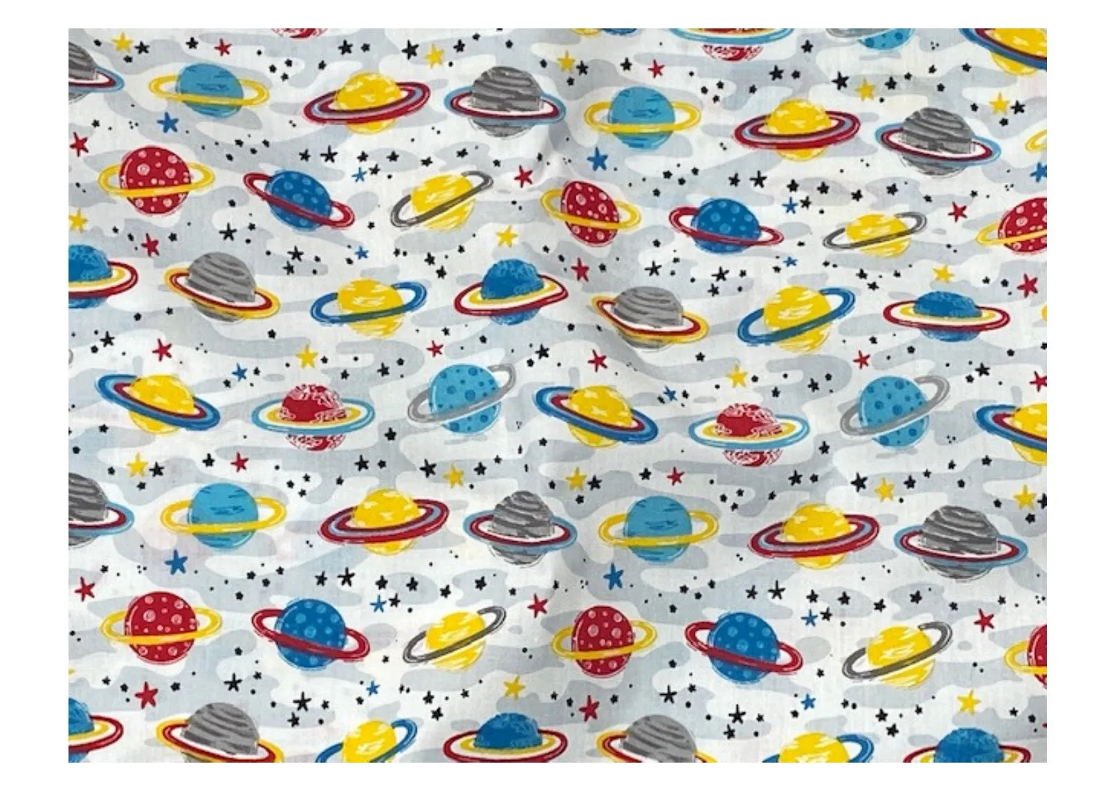 Planets  - Poly/Cotton Print