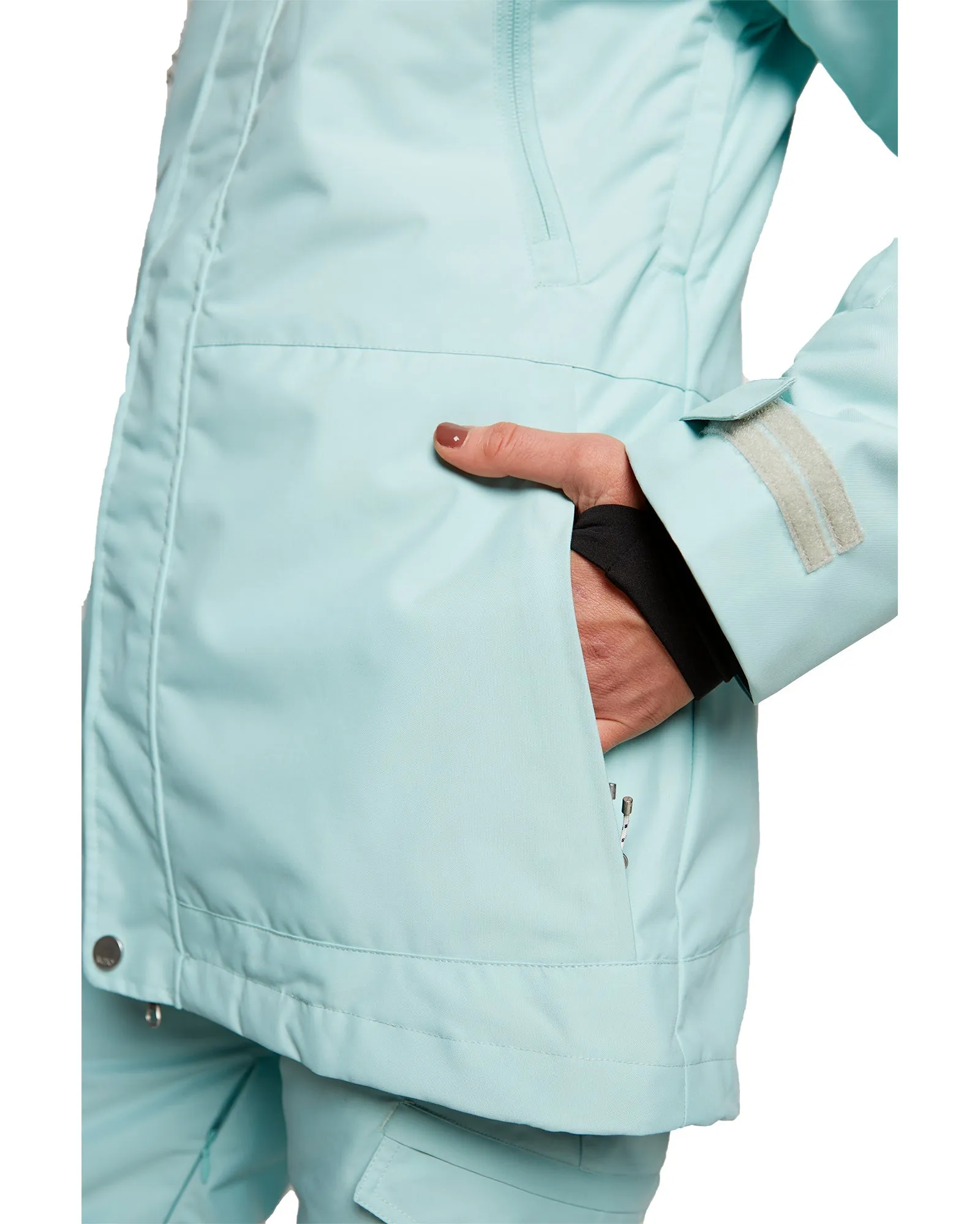 PLUS SIZE - ASTER JACKET 2.0 - PASTEL TURQUOISE