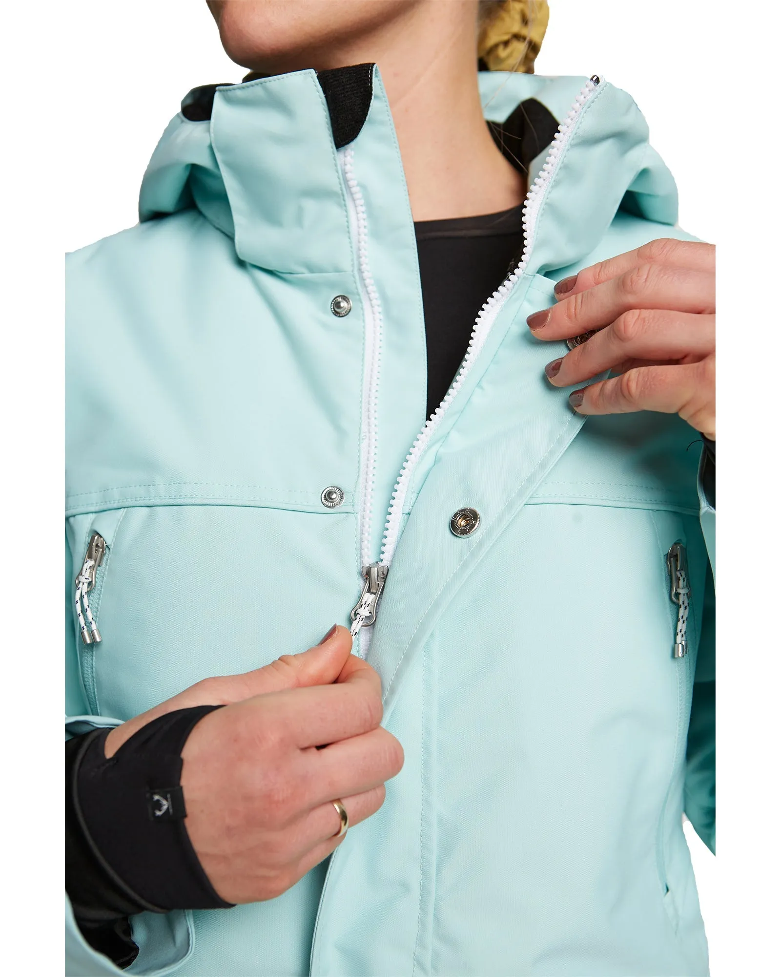 PLUS SIZE - ASTER JACKET 2.0 - PASTEL TURQUOISE