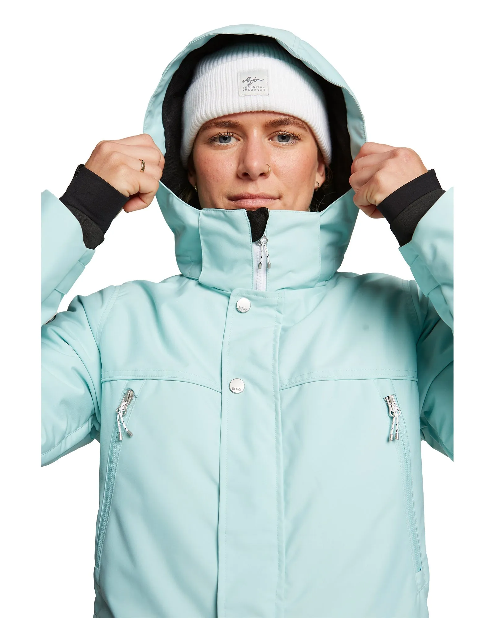 PLUS SIZE - ASTER JACKET 2.0 - PASTEL TURQUOISE