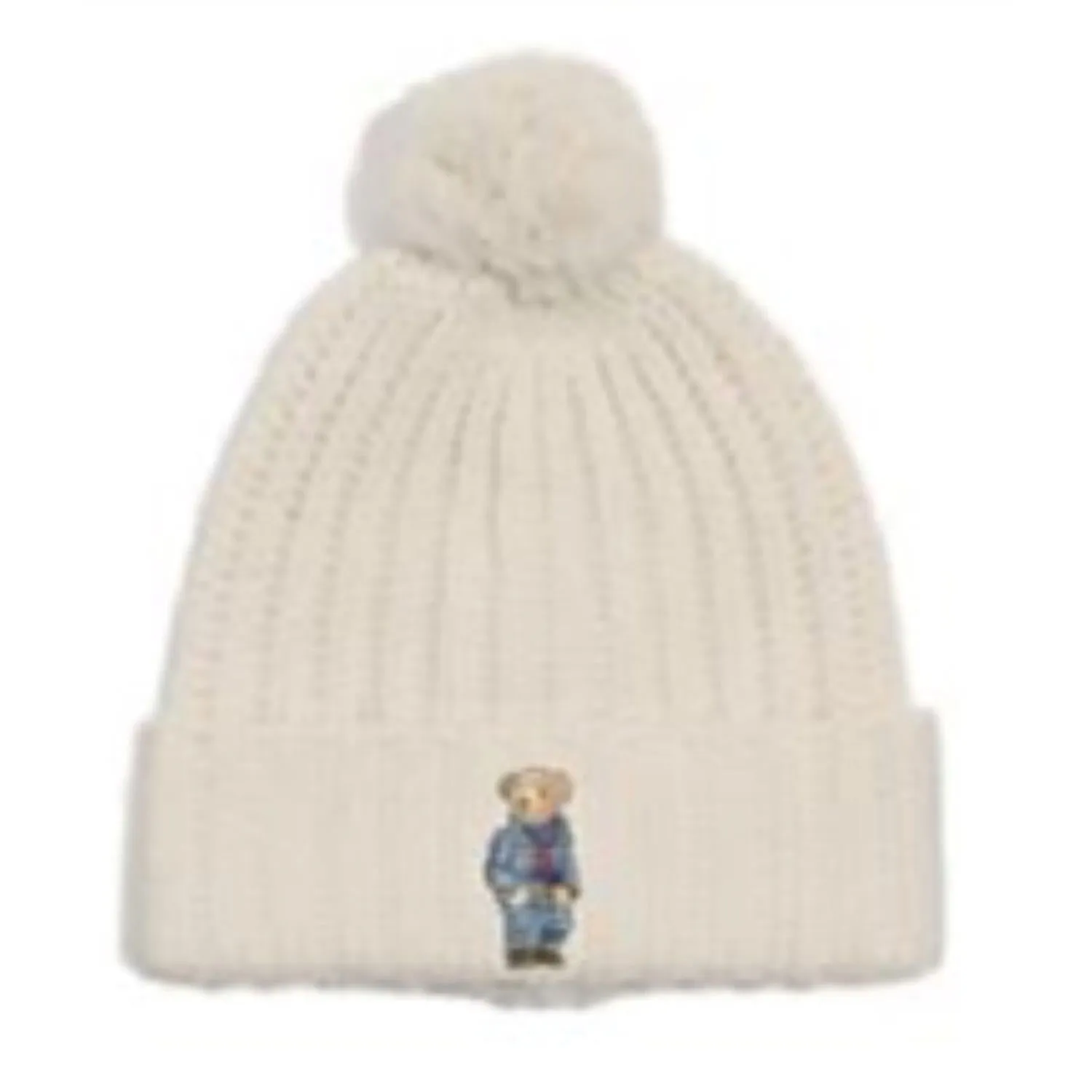 POM POM BEAR-HAT-COLD WEATHER