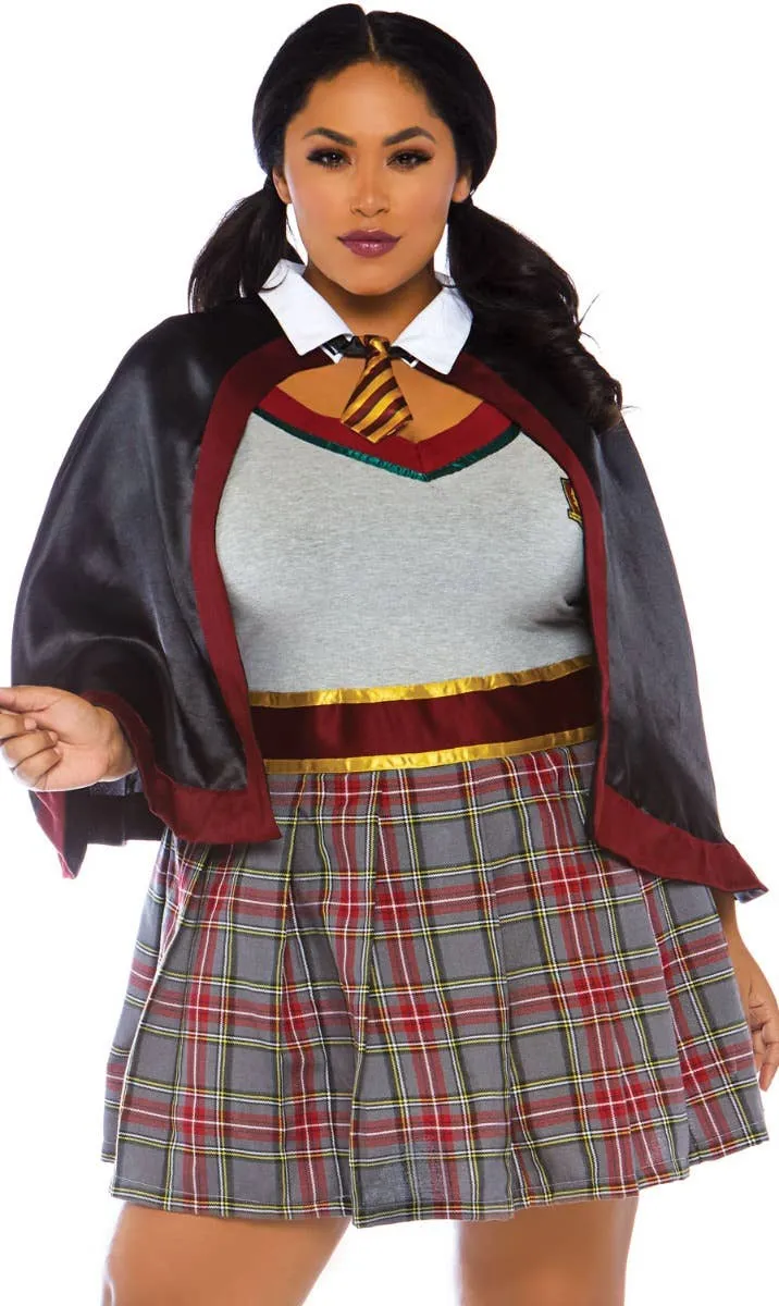 Spellbinding School Girl Sexy Plus Size Womens Costume