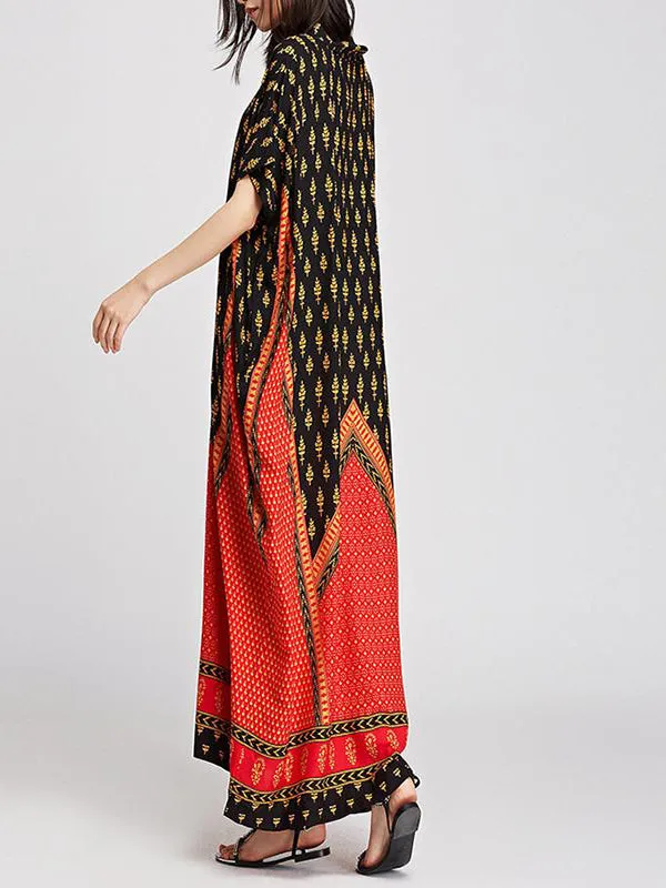 Tribal Art Maxi Dress