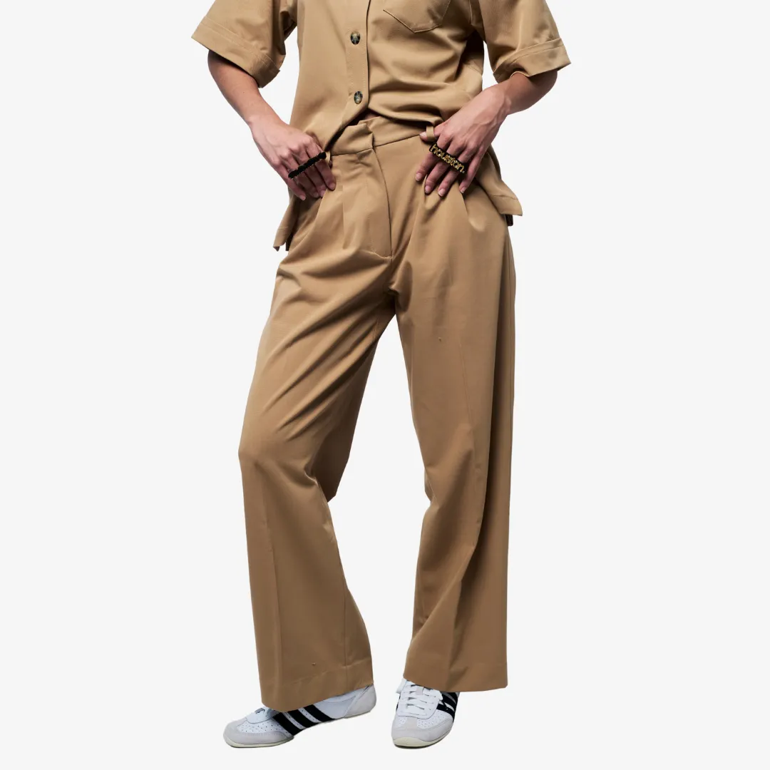 womens melody ehsani chloe trouser (khaki)