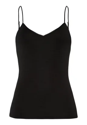 Woolen Silk W Camisole | Black 71415-018