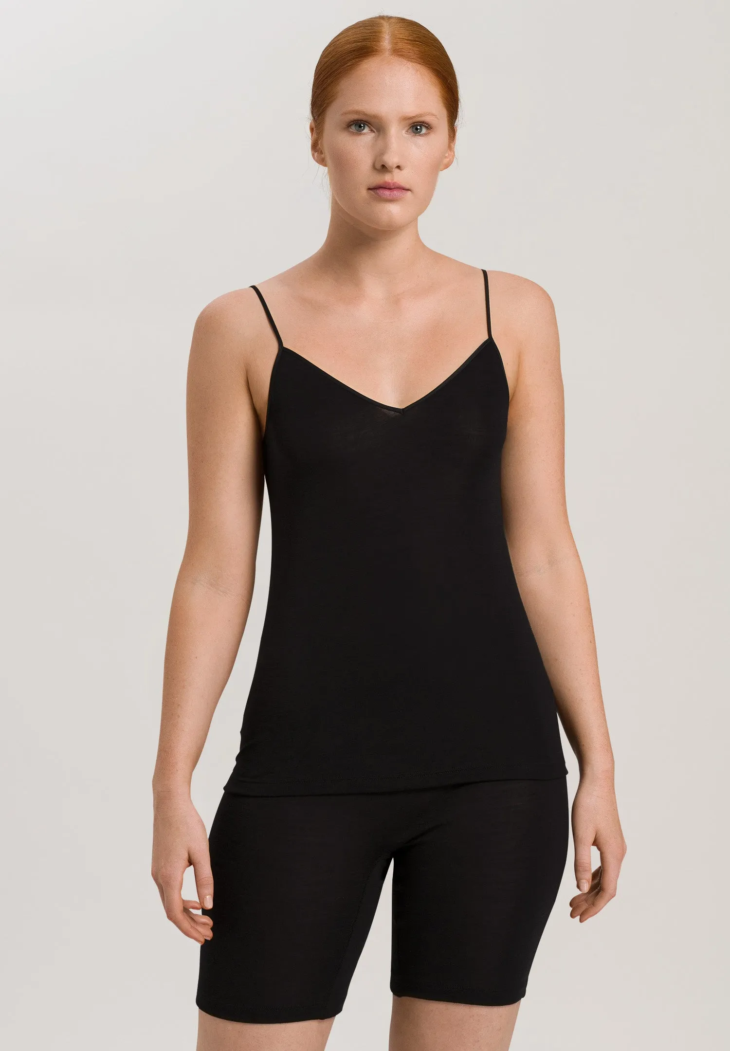 Woolen Silk W Camisole | Black 71415-018