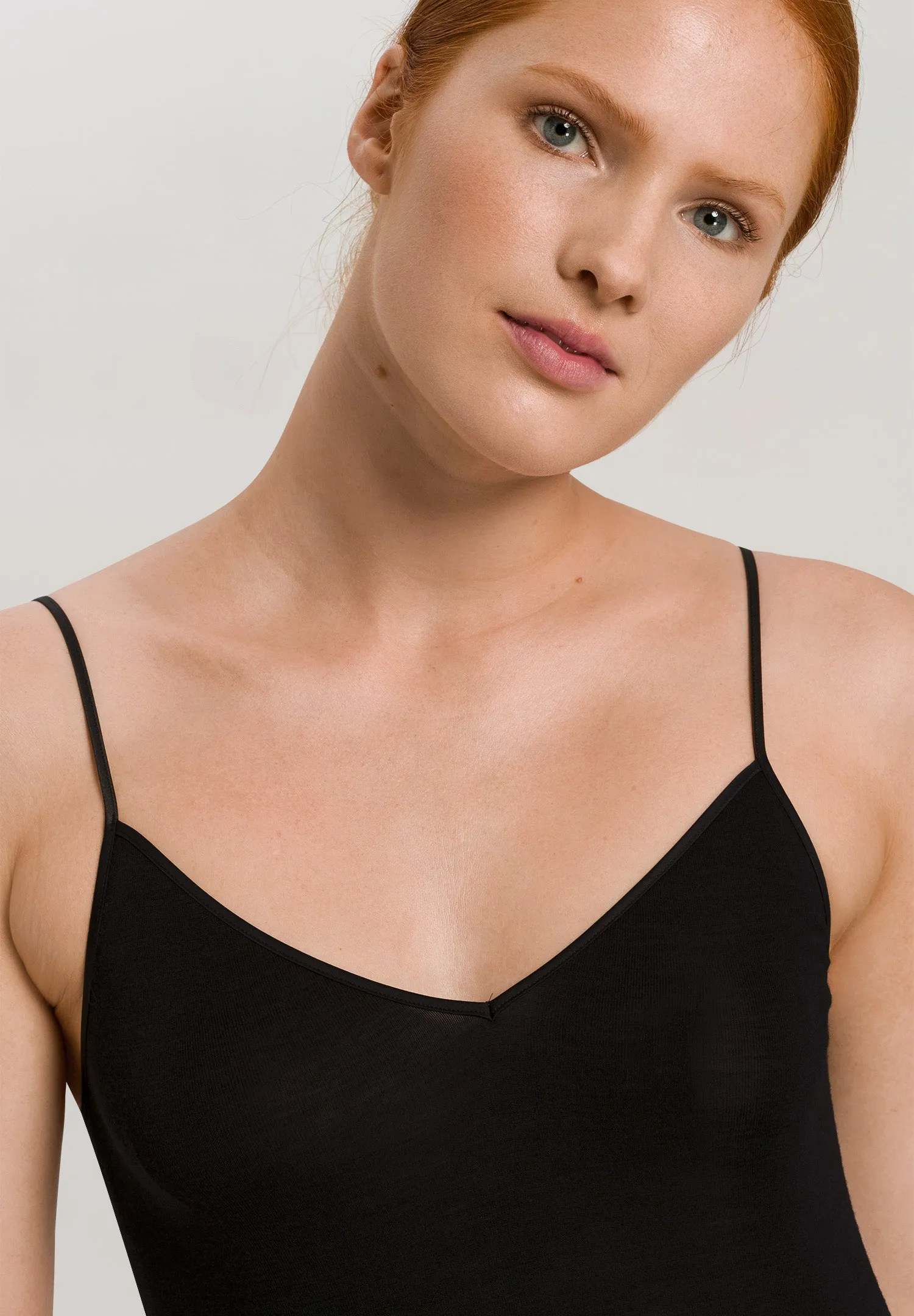 Woolen Silk W Camisole | Black 71415-018