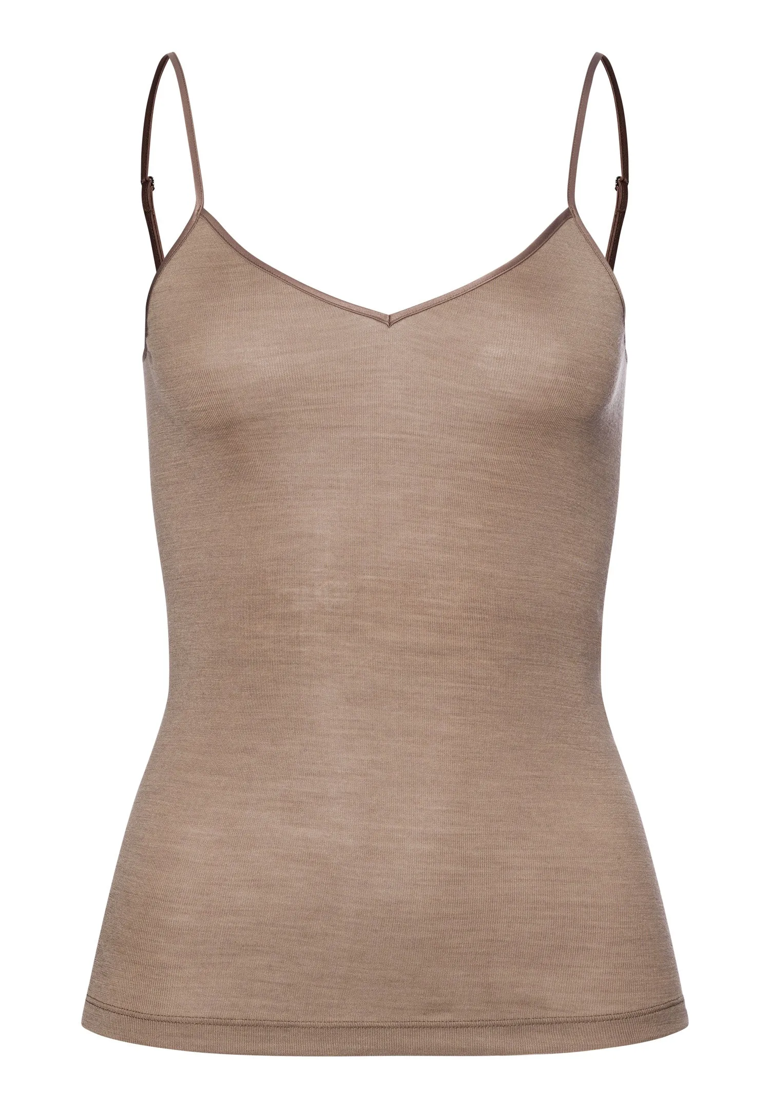 Woolen Silk W Camisole | Taupe 71415-2847