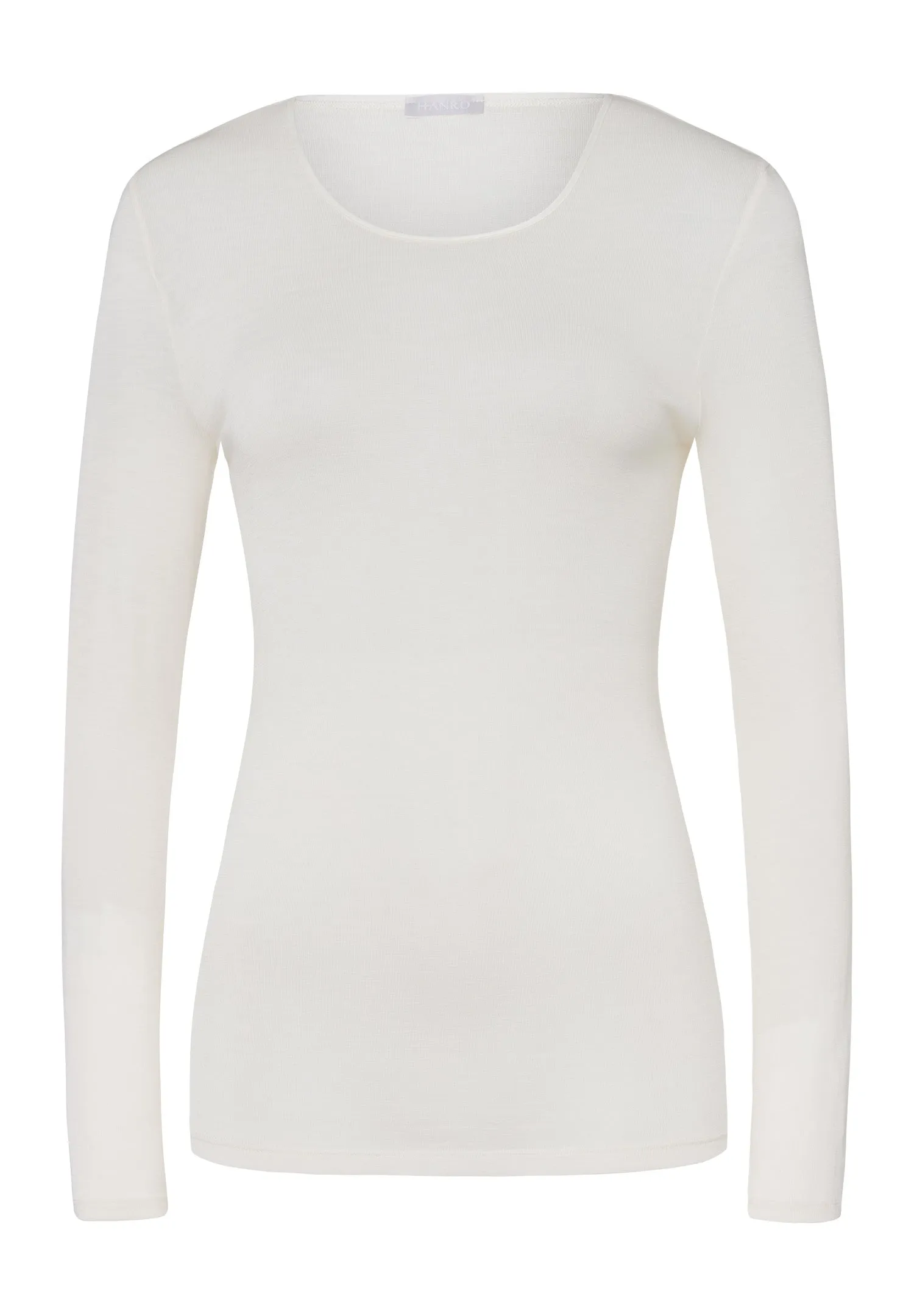 Woolen Silk W Wool And Silk Round Neck Top | Cygne 71409-795